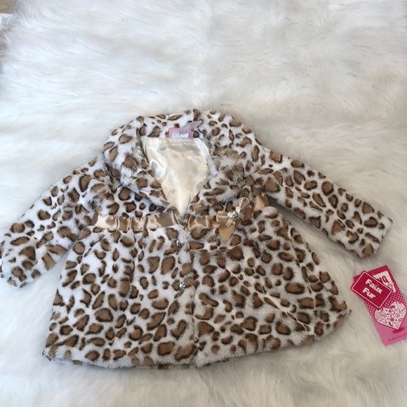 baby leopard fur coat